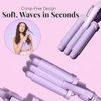 Mermade Hair | 0.9" Cutie Pro Waver | Three Barrel Curling Iron for Beach Waves