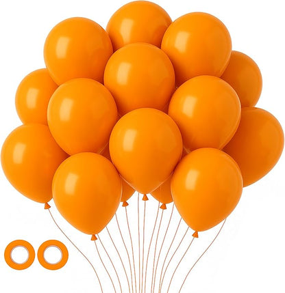 Voircoloria 105pcs Orange Party Latex Balloons, 12inch | by Voircoloria