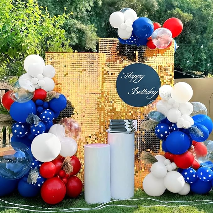 Red White Blue Balloon Arch Kit - Image 6