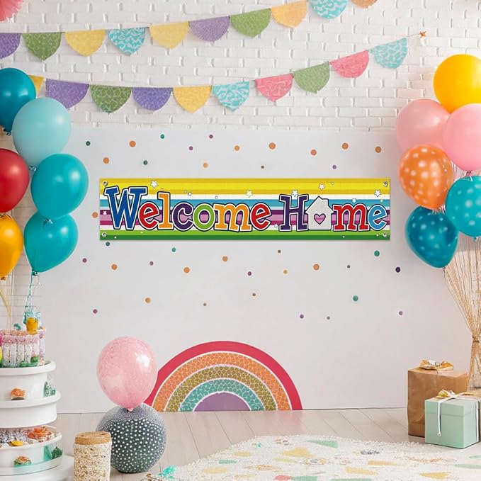 Welcome Home Wall Decor Banner, Contemporary Housewarming Decor, Home Decors - Image 4