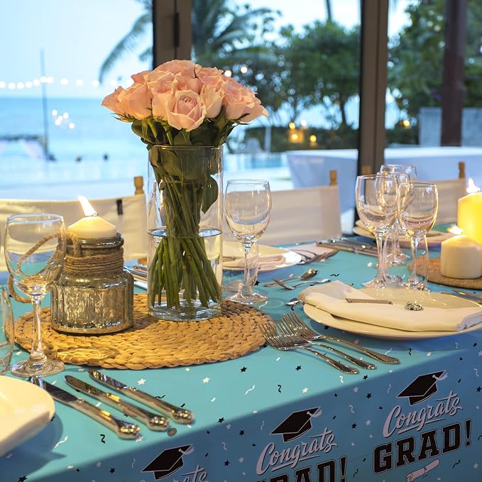Graduation Party Decorations, Gongrats Grad Tablecover - Image 4