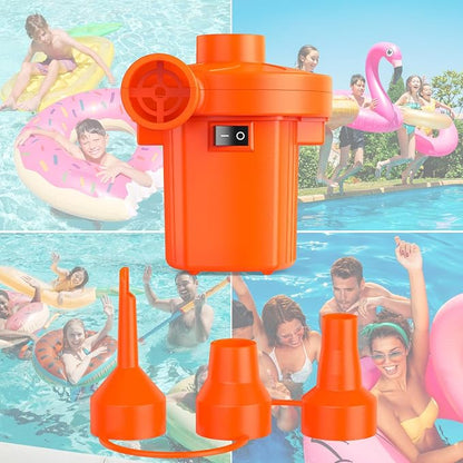 Electric Air Pump for Inflatables, Portable Quick-Fill Air Pump - Image 8