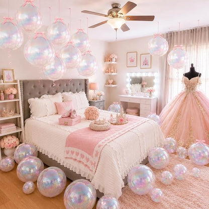 Iridescent Round Foil Balloons - Image 5