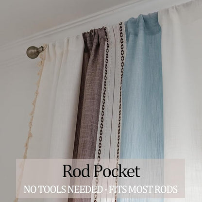 Sutuo Home Boho Curtains 96 inches - Image 5