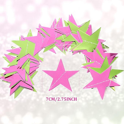 Patelai Glitter Star Garland Banner 2026 Graduation Decor 130 Feet Star Hanging - Image 3