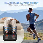 COMFIER 2 in 1 Foot Massager Machine,Shiatsu Foot and Calf Massager with Heat,Kneading,Vibration,Compression Massagers for Feet,Ankle,Leg,Tired Muscles & Plantar Fasciitis,Christmas Gift for Men Women