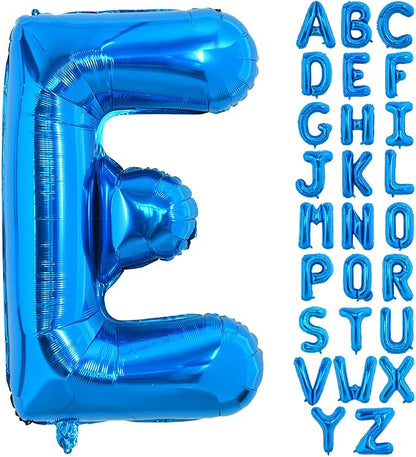 TONIFUL 40 Inch Large Blue Letter E Foil Balloons Alphabet Balloons | Giant by TONIFUL