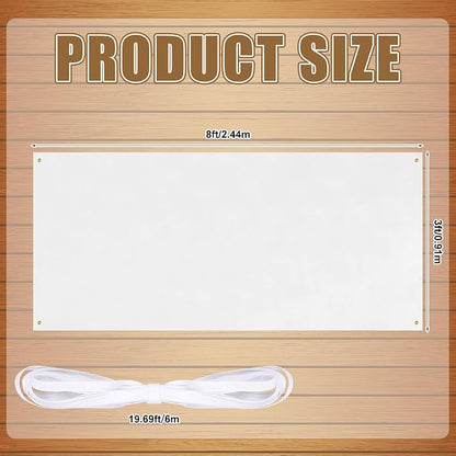 Zonon Large Blank Banners And Signs Polyester Oxford Cloth Sublimation Banner - Image 2