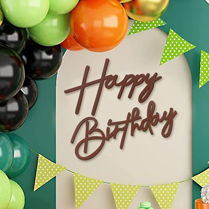 Happy Birthday Sign for Backdrop by MASTRON