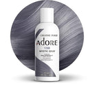 Adore Semi Permanent Hair Color (158 Mystic Gray) | Vegan & Cruelty-Free Gray Hair Dye | No Ammonia, No Peroxide, No Alcohol | 4 Fl Oz (Pack of 1)