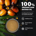 Dr.Healdy Batana Oil for Hair Growth and Nourishment-100% Raw Unrefined Batana from Honduras,Strengthens, Moisturizes, Reduces Hair Fall(120ML,4.06FL.OZ)