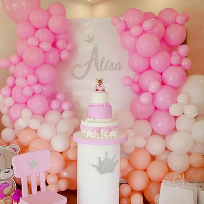 Pink Christmas Balloons - Image 5