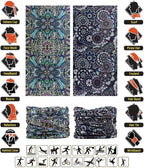 Headband Neck Gaiter Head Wrap Headwear Face Mask Magic Scarf Bandana for Men and Women
