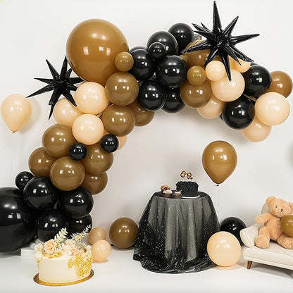 Black Brown Nude Balloon Arch Kit, Balloon Garland - Image 5