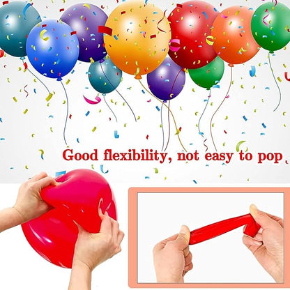 68Pcs Red Black White Latex Balloons 12 Inch - Image 3
