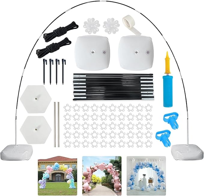 Balloon Arch Kit – 9FT Tall & 10FT Wide Adjustable Stand Frame by Unknown