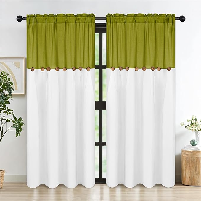 Farmhouse Cotton Linen Curtains - Image 7