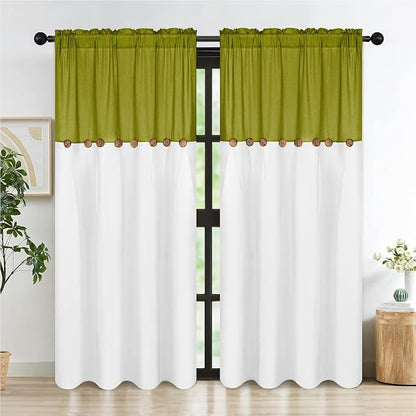 Farmhouse Cotton Linen Curtains - Image 7