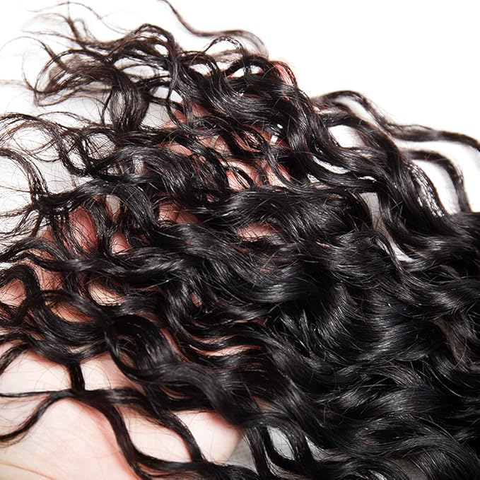 Curly Bundles Human Hair Natural Black Kinky Curly Bundles 28 Inch Niegmeag Virgin Soft and Silky Remy Hair Extensions Color 1B Kinky Curly Bundle Double Weft Hair Weave