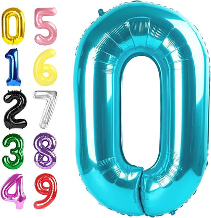Number 9 Balloons 40 Inch Gold Balloon Birthday Decorations by Argthjy