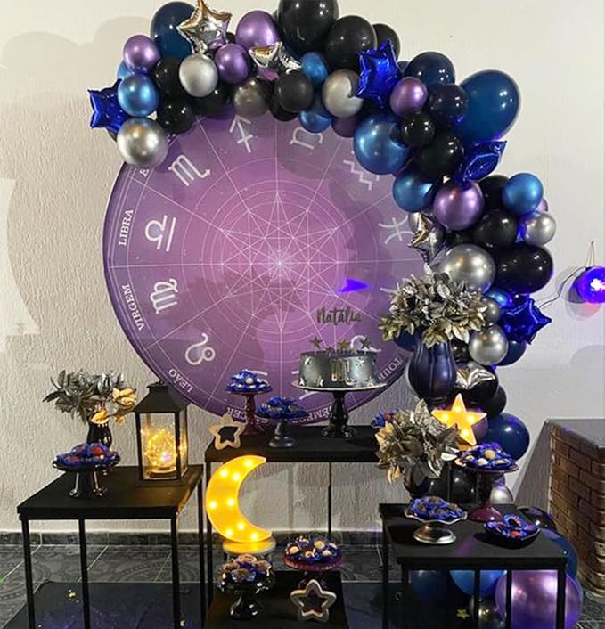 Purple and Blue Balloon Set - Image 4