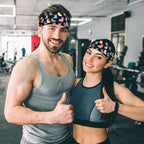 Easter Bunny & Eggs Style Sports Headband for Men Women Moisture Wicking Sweatband for Basketball, Running, Gym