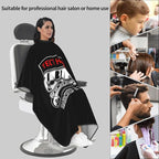 Custom Barber Cape for Men Personalized Professional Hair Cutting Cape with Text for Home Salon Barbershop