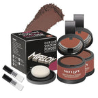 2 Pack Root Touch Up Shadow Powder, Gray Hair Cover Up, Women Color Root Coverage Powder for Thinning Grey Hairline, Men Instantly Concealer Hair Loss Beard Line Eyebrow, Auburn