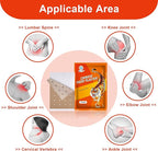100 PCS Tiger Patches, Heat Patches, Chinese Red Tiger Hot Capsicum Patch, Relieving Back, Knee, Neck and Shoulder, Joint & Muscle