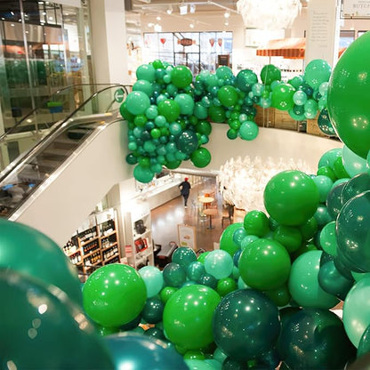 PartyWoo Green Balloons 50pcs Green Latex Helium Balloons 12 Inch | Birthday - Image 6