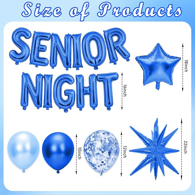 Blue Senior Night Decorations - Image 2