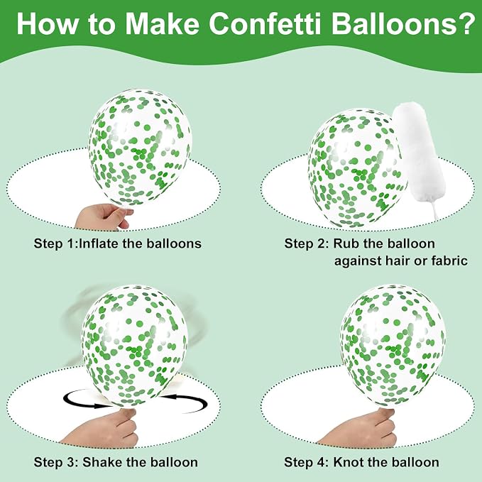 Green Balloons Set - Image 4