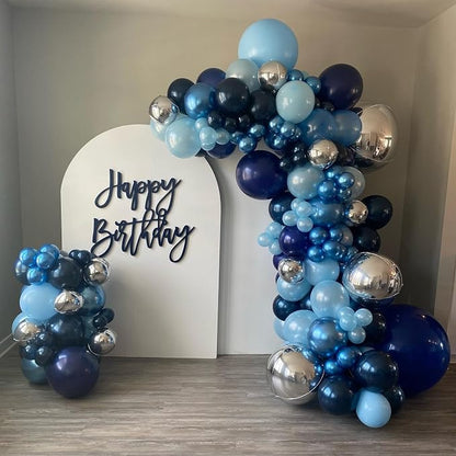 Blue Balloon Arch Kit, Graduation Decoration - Image 3