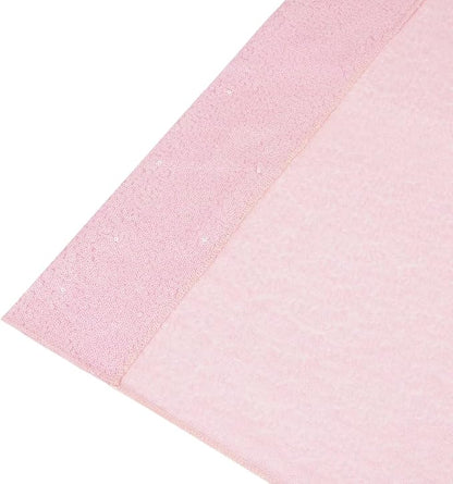 Eternal Beauty Pink 3mm Sequin Backdrop 2x8 Ft 2 Pack Wedding | Dense Sparkle - Image 7