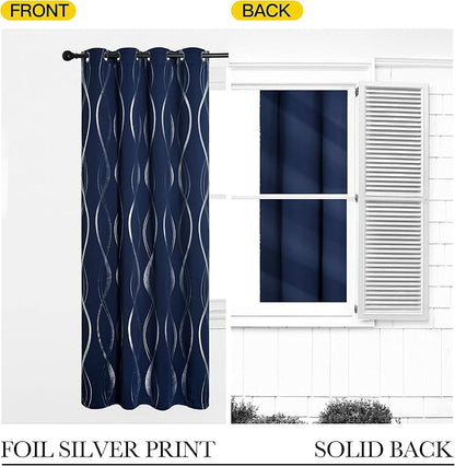 NICETOWN Blackout Curtain Panels 95 inches Long - Image 6