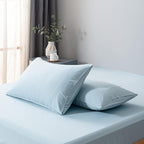 Bella Coterie | Luxury Bamboo Viscose Standard Size Pillowcase Set | 100% Organically Grown | Ultra Soft | Cooling | 2 Pcs [Coastal Blue]