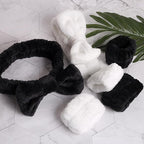 WSYUB Spa Wristbands and Headband Set for Face Washing, Self Care Gifts for Women & Teen Girls