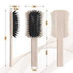 Curly Hair Brush Defining, Volume Curl Defining Brush for Effortlessly Detangling Shaping and Styling Men's Women's Curls, Waves & Coils, Curly Hair Products, Reduce Frizz, Beige 1PC