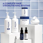 Routine Wellness Anti-Thinning Volumizing Shampoo and Conditioner Set for Thinning Hair & Hair Loss - Grow Your Confidence with Biotin & DHT Blockers - Pear Blossom & White Lotus Set