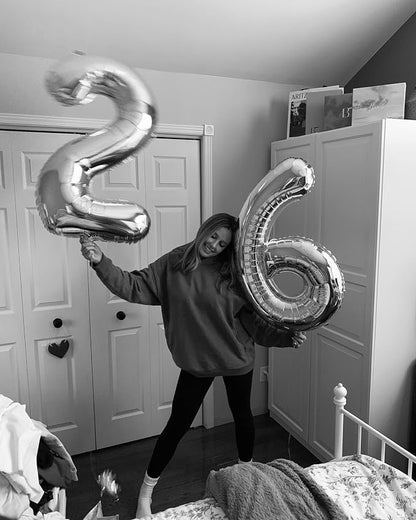 Silver Number 6 Balloon 40 Inch, 6th Birthday Party Decorations Men Women | - Image 9