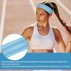 20 Pcs Headbands for Women Non Slip, Soft Milk Silk Cotton Cloth Hair Bands, Hair Accessories for Women, Workout Stretchy Head Bands for Women's Hair for Yoga Running Sports