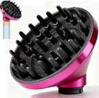 Large Diffuser Attachment Compatible with Dyson Airwrap, Upgraded Diffuser Nozzle to Dryer Faster and Define Curls Hair,Hair Dryer Diffuser Attachment Alternative,for Dyson Airwrap Attachments,P