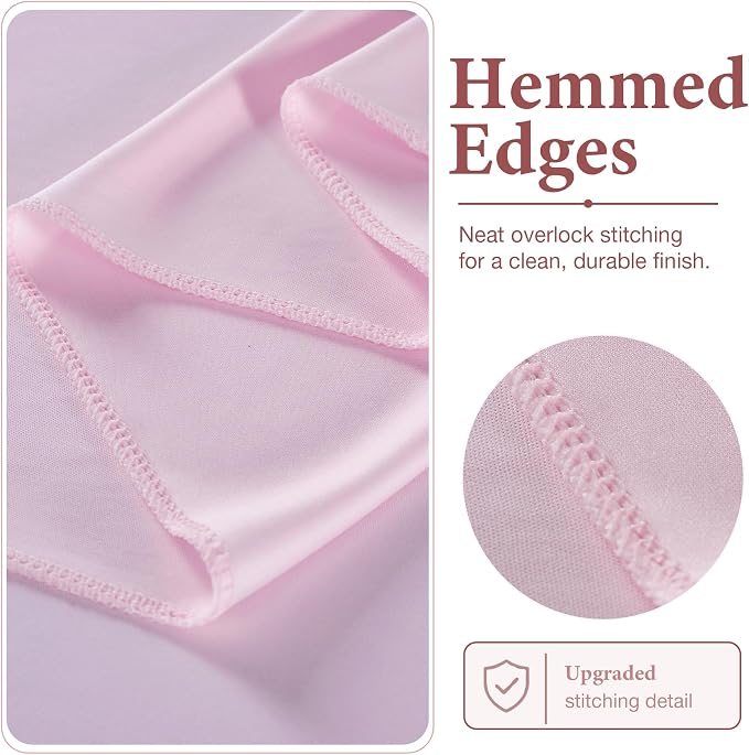30ftx10ft Wrinkle Free Light Pink Backdrop Curtains - Image 4