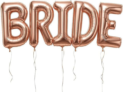 KatchOn Rose Gold Bride Balloons 40 Inch, Bachelorette Party Decorations | Rose by KatchOn