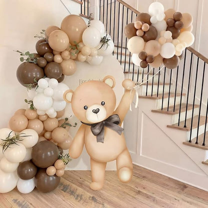 43 Pcs Brown Bear Baby Shower Party Decoration 31 Bears Cardboard Cutout Stand - Image 5