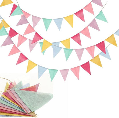 Pennant Banner Flags Pastel, Baby Shower, Birthday Decor – Party Decoration by Alainzeo