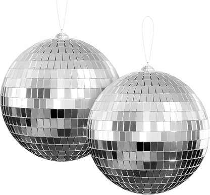 Youdepot 6-Inch Disco Ball, Reflective Disco Ball Decor, by Youdepot