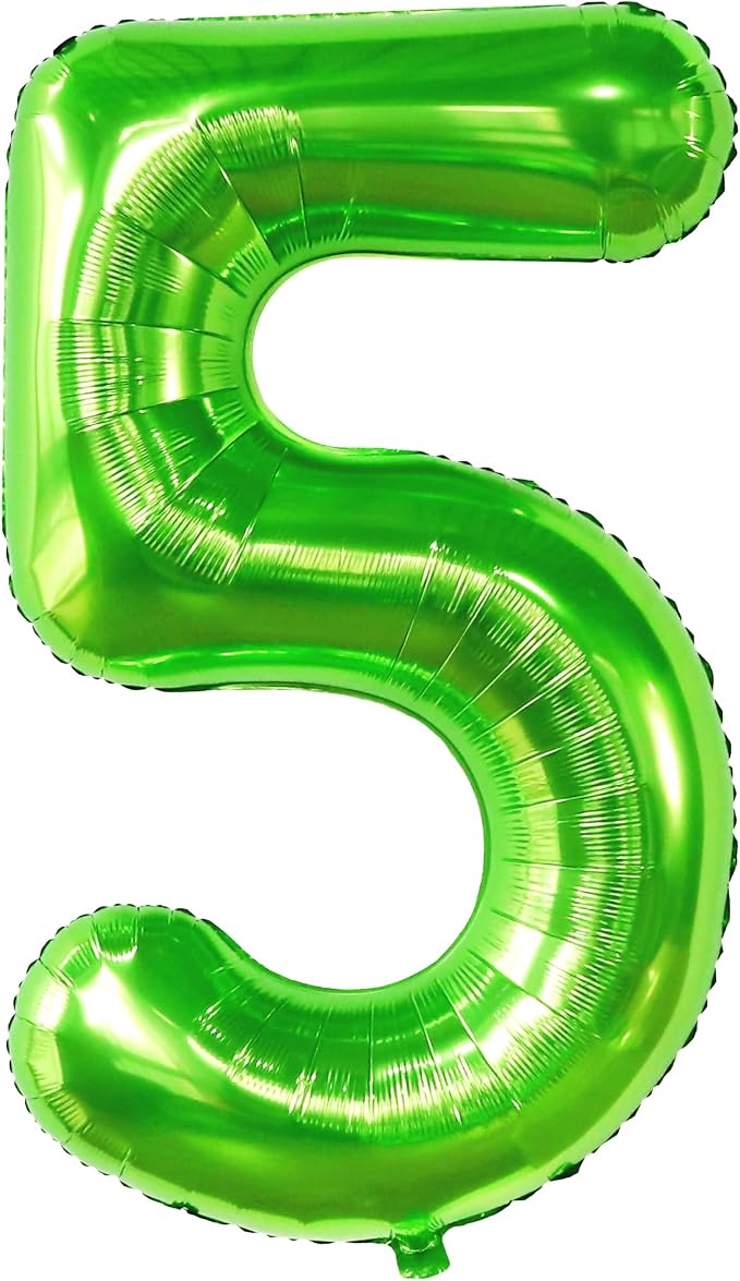KatchOn Light Green 5 Balloon Numbers, 40 Inch | Balloons - Image 9