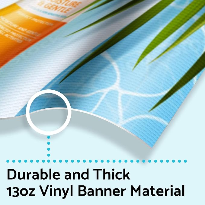 Custom Vinyl Banner for business Personalized, Colorful Customizable Banners - Image 5