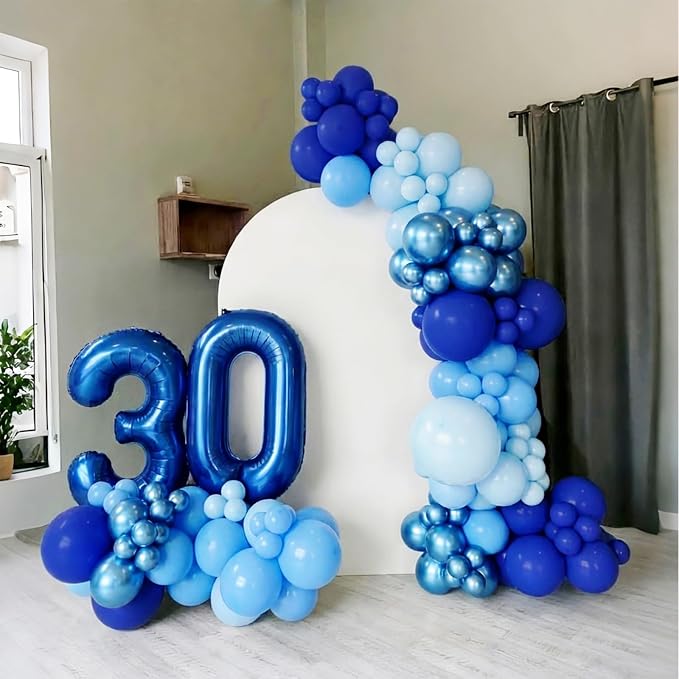 Lukiituke Blue Balloon Arch Kit, Baseball Party Decorations - Image 5